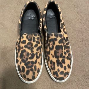 A new day cheetah slip on sneakers